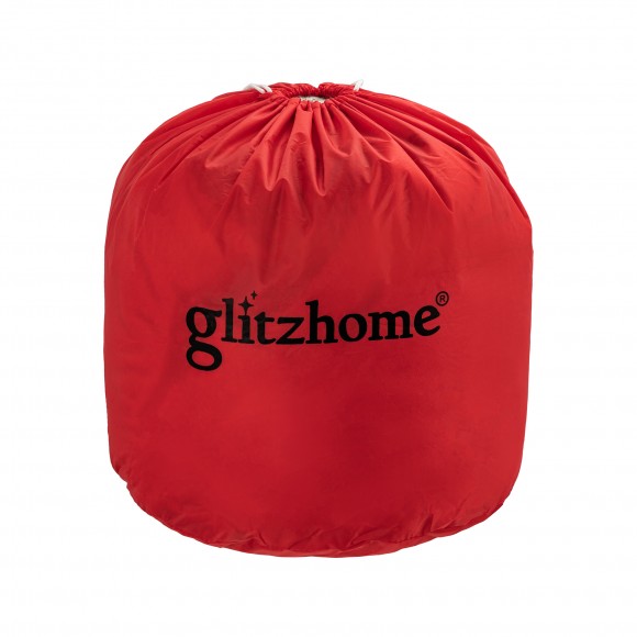 Glitzhome Glitzhome 8FT Lighted Inflatable Musical Santa Decor