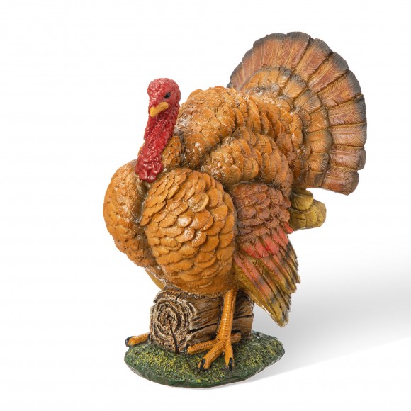 glitzhome Glitzhome 9.5"H Thanksgiving Resin Turkey Table Decor
