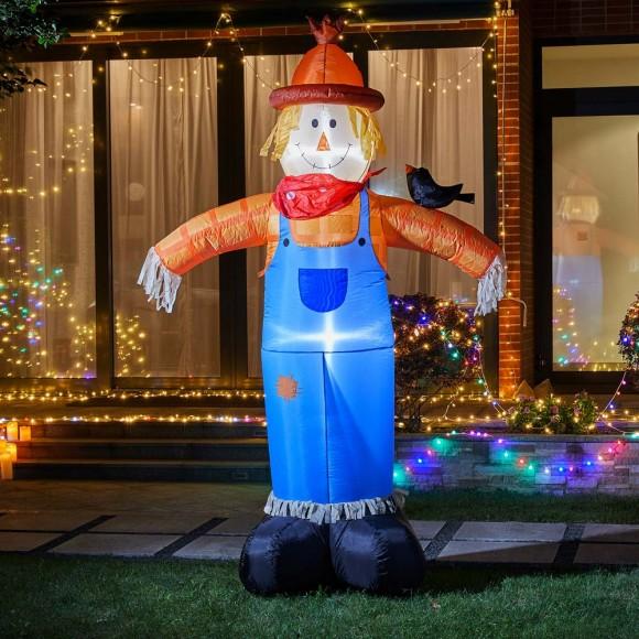 Glitzhome Glitzhome 9FT Lighted Inflatable Scarecrow Décor