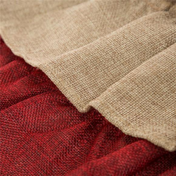 Glitzhome Glitzhome Christmas Faux Burlap Tree Skirt