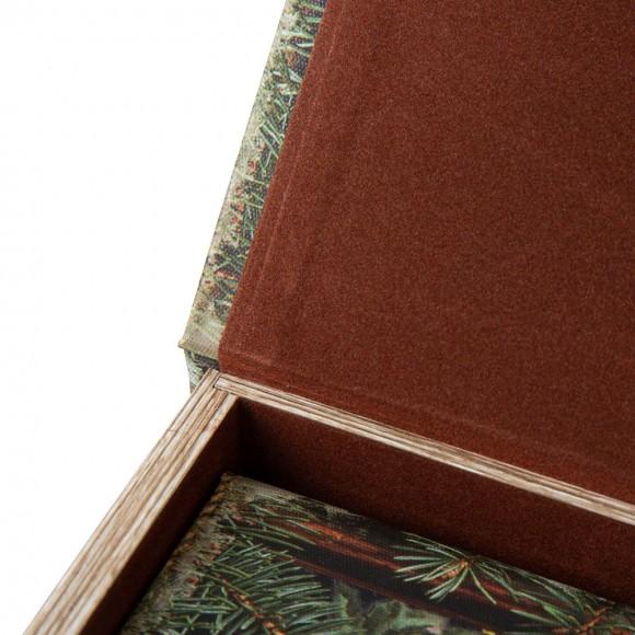 Glitzhome Glitzhome Decorative Vintage Book Shaped Christmas Storage Book Box Set Of 3