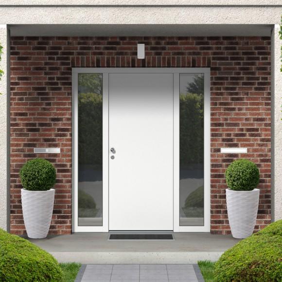 Glitzhome Glitzhome Eco-friendly Large Faux Porcelain Tall Round Polyresin Diamond Planters Set Of 2