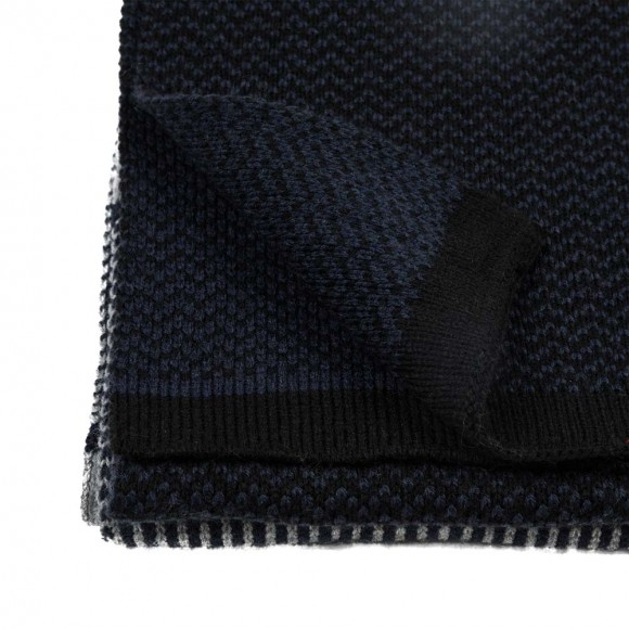Glitzhome EUty Men's Black White And Grey Scarf