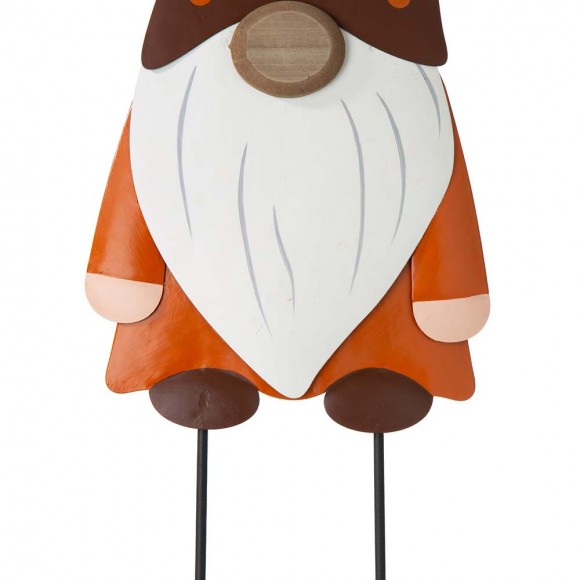 Glitzhome Glitzhome Fall Metal Gnome Family Yard Stake Or Wall Décor Or Standing Decor Set Of 3 (Three Functions)