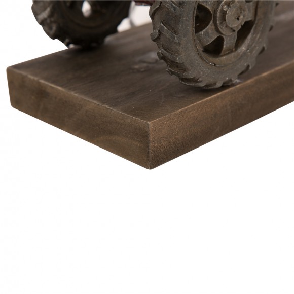 Glitzhome Glitzhome Farmhouse Truck 18.9''H Polyresin Farmhouse Truck Table Lamp With Shade