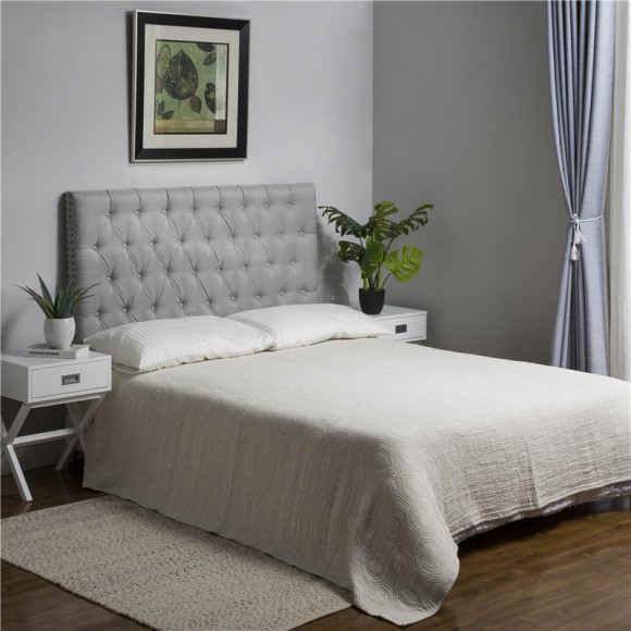 Glitzhome Glitzhome Full Queen Cotton Diamond Pattern Quilt