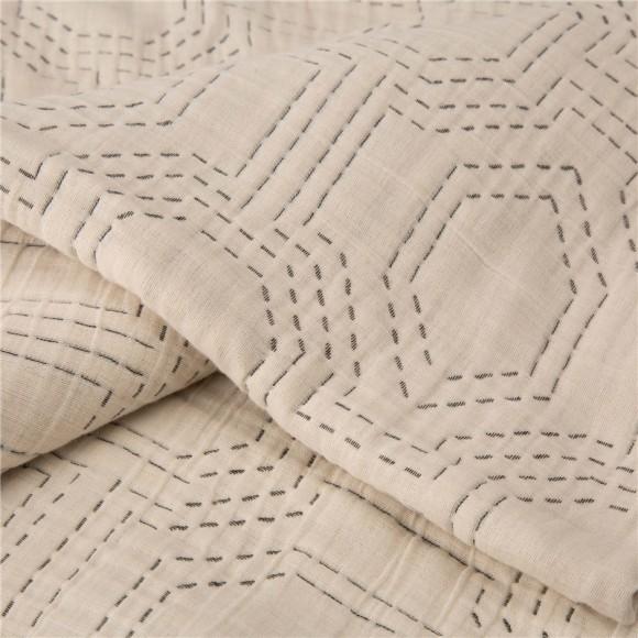 Glitzhome Glitzhome Full Queen Cotton Diamond Pattern Quilt
