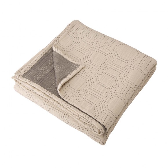 glitzhome Glitzhome Full Queen Cotton Diamond Pattern Quilt