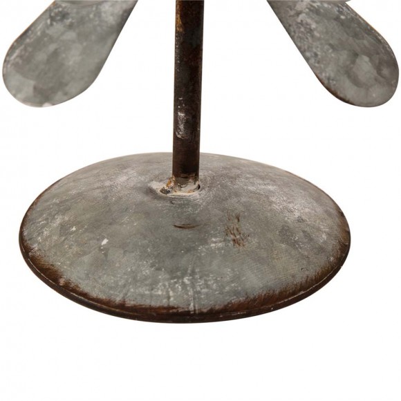 Glitzhome Glitzhome Galvanized Metal Christmas Table Tree Decor Set Of 2