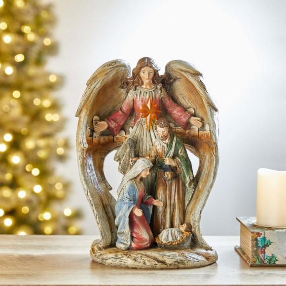 Glitzhome Glitzhome 11.22"H Resin Nativity Set
