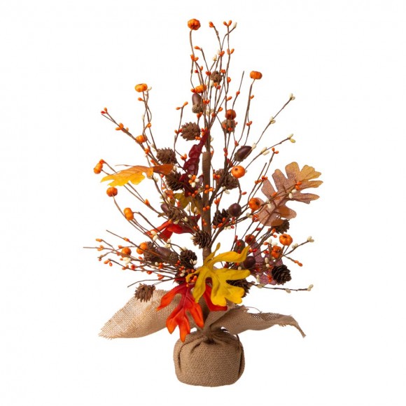 Glitzhome Glitzhome 20"H Harvest Table Tree Decor