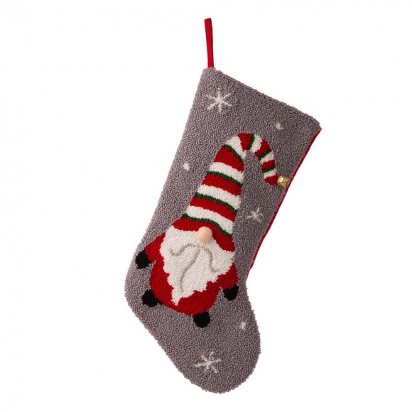glitzhome Glitzhome 21.00"L Gnome Hooked Stocking