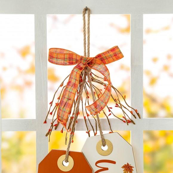 Glitzhome Glitzhome 24"H Fall Wooden Door Hanger