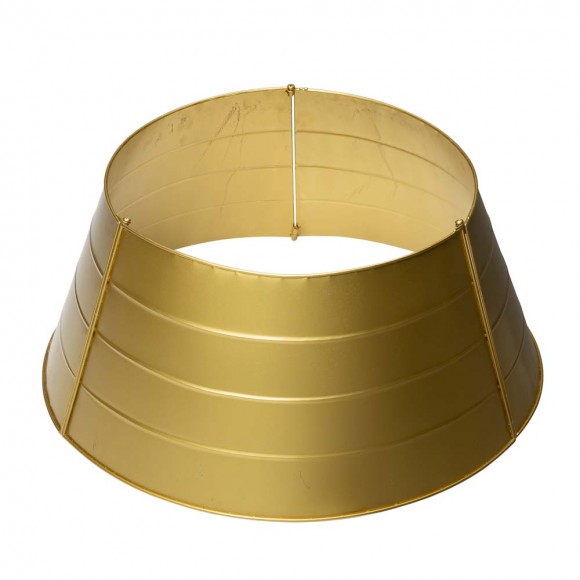 glitzhome Glitzhome 26"D Gold Metal Tree Collar