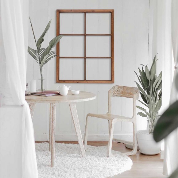 Glitzhome Glitzhome 28''L*22"H Wooden Window Frame