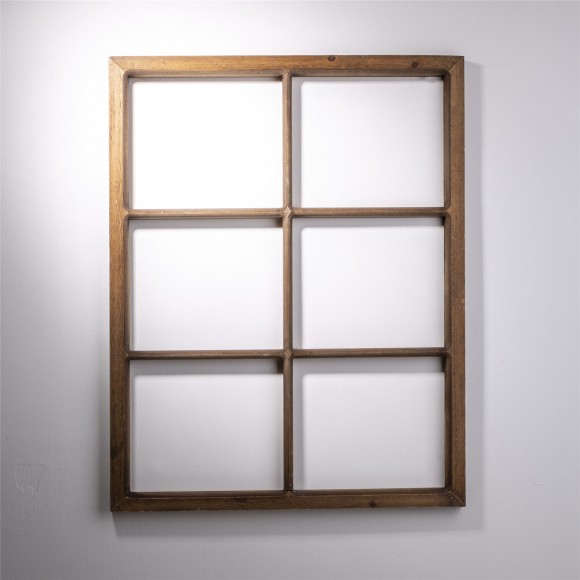 Glitzhome Glitzhome 28''L*22"H Wooden Window Frame