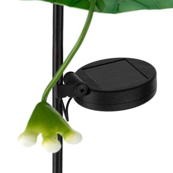 Glitzhome Glitzhome 39"H Solar Frog Yardstake (KD)