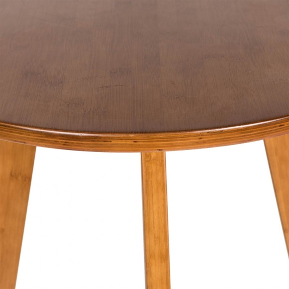 Glitzhome Glitzhome 40.25"H Bamboo Round Bar Table