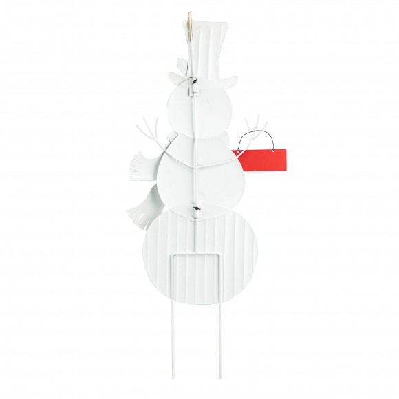 Glitzhome Glitzhome 40"H Metal Snowman Yard Stake