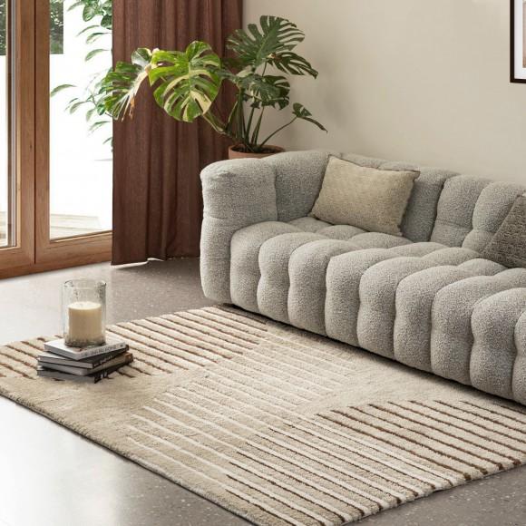 Glitzhome Glitzhome 5" X 8" Geometric Shag Area Rugs