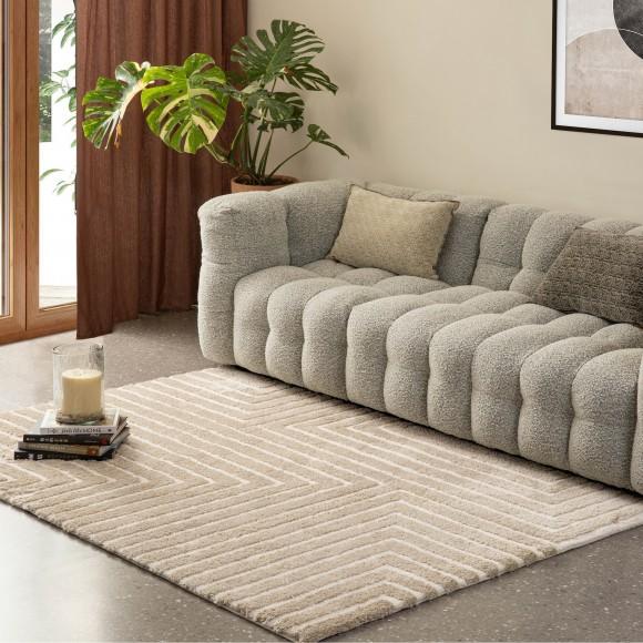 Glitzhome Glitzhome 5" X 8" Geometric Shag Area Rugs