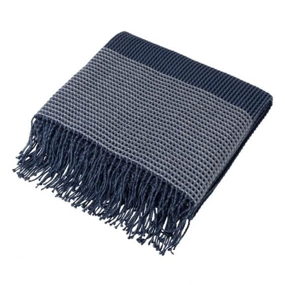 glitzhome Glitzhome Indigo Acrylic Woven Throw
