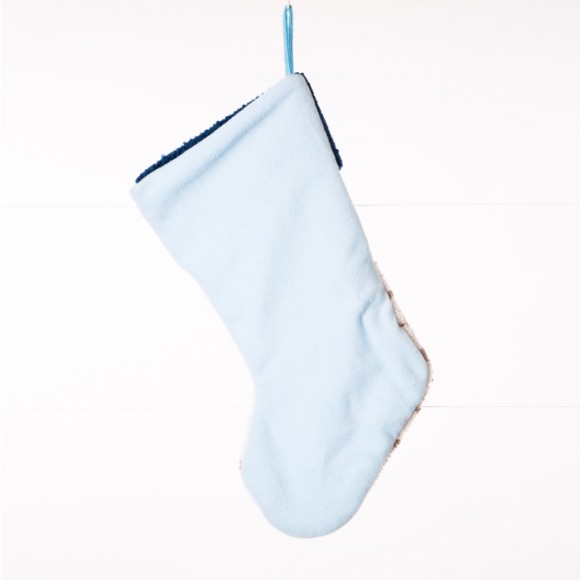 Glitzhome Glitzhome Handmade Nautical Hooked Anchor Christmas Stocking