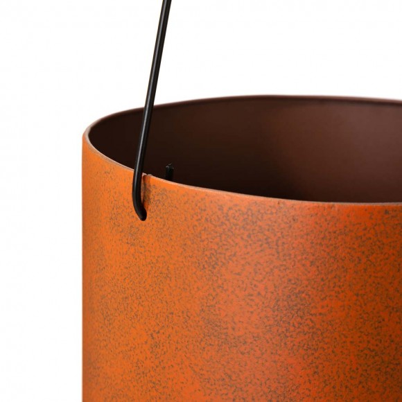 Glitzhome Glitzhome Hollow Out Metal Pumpkin Bucket Set Of 2