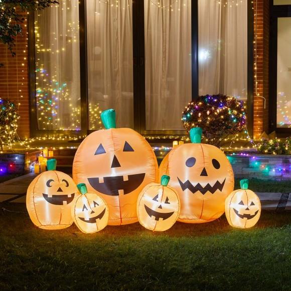 Glitzhome Glitzhome Lighted Inflatable Jack-O-Lantern Pumpkins Decor