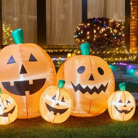 Glitzhome Glitzhome Lighted Inflatable Jack-O-Lantern Pumpkins Decor