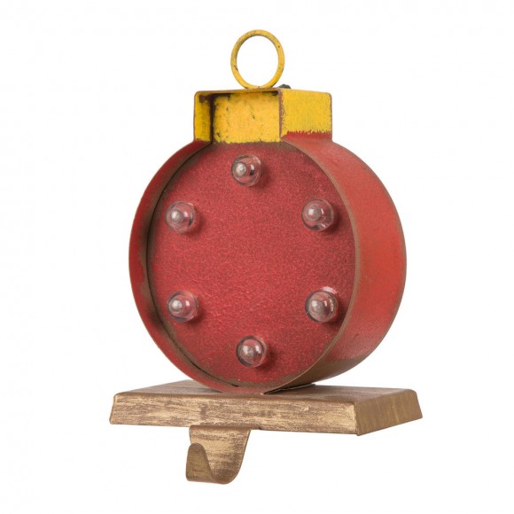 Glitzhome Glitzhome Marquee LED Ornament Stocking Holder