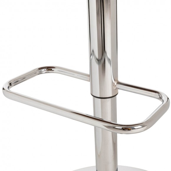 Glitzhome Glitzhome Mid-century Leather Modern Beige Adjustable Height Swivel Bar Stool Set Of 2