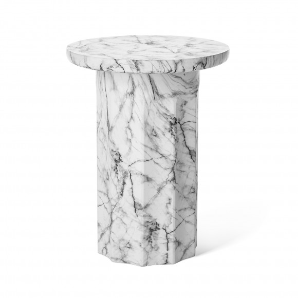 glitzhome Glitzhome Modern MGO Faux Marble Side Table / End Table