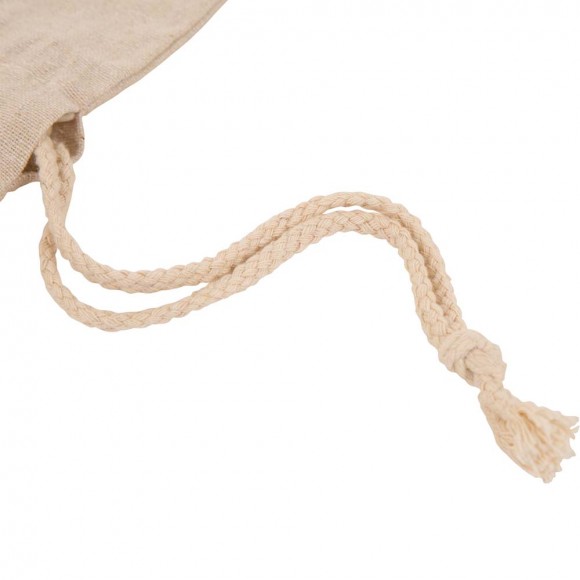 Glitzhome Glitzhome S/2 36"H Lighted Burlap Gift Sack With Wordings (10 LEDs)