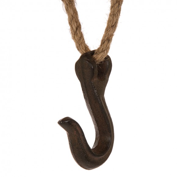 Glitzhome Glitzhome S/2 Farmhouse Wooden/Iron Wall Shelves With Hooks