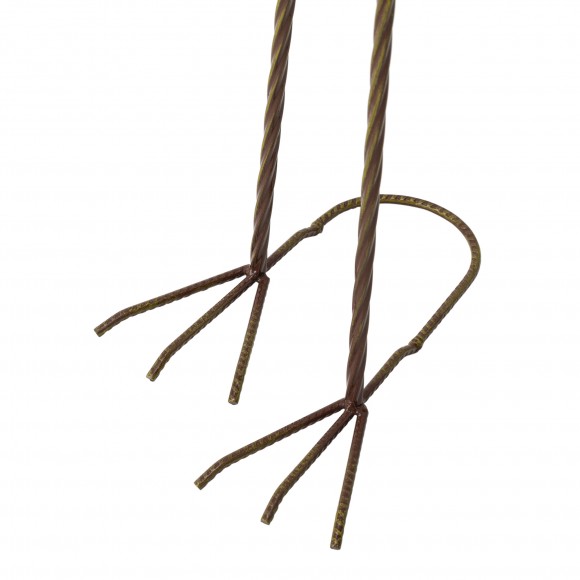 Glitzhome Glitzhome Set Of 2 -38.25"H/39.25"H Metal Standing Crane Garden Statue With Stakes(KD)