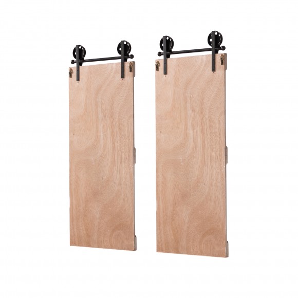 Glitzhome Glitzhome Set Of 2 Farmhouse Barn Door Decor