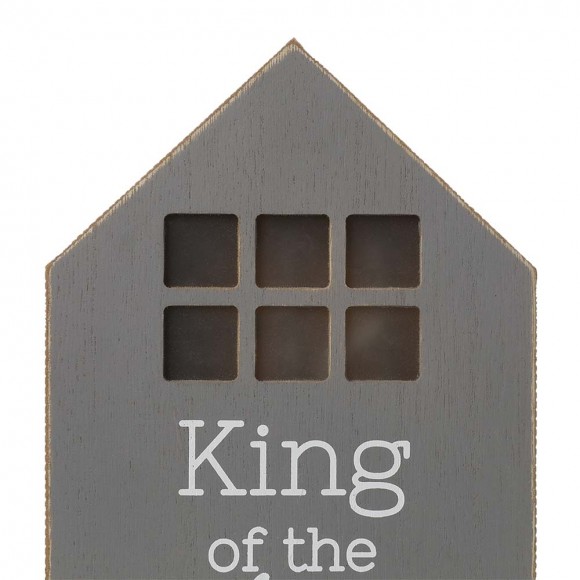 Glitzhome Glitzhome Set Of 2 Father's Day Lighted Wooden Table Block Sign