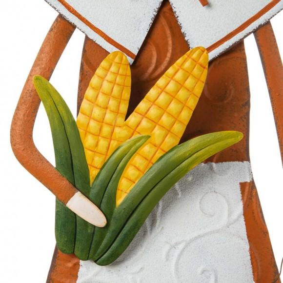 Glitzhome Glitzhome Set Of 2 Metal Thanksgiving Pilgrim Yard Stake Standing Decor Or Hanging Decor (Three Function)