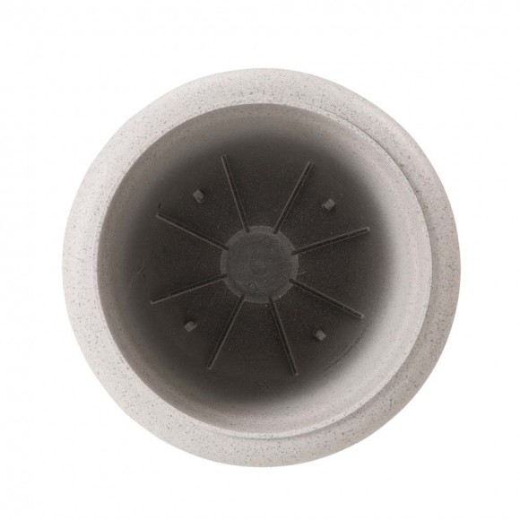 Glitzhome Glitzhome Set Of 2 Oversized Eco-Friendly PE Sand Beige Faux Terrazzo Urn Planter