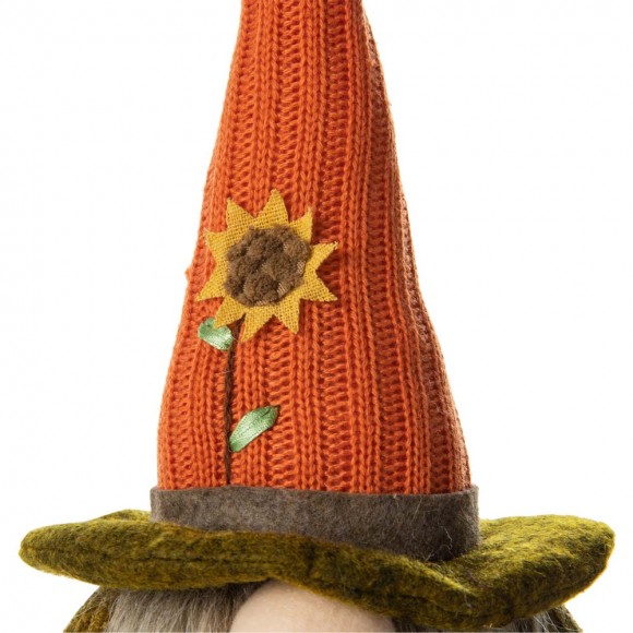 Glitzhome Glitzhome Set Of 3 13"H Fall Fabric Gnome Decor