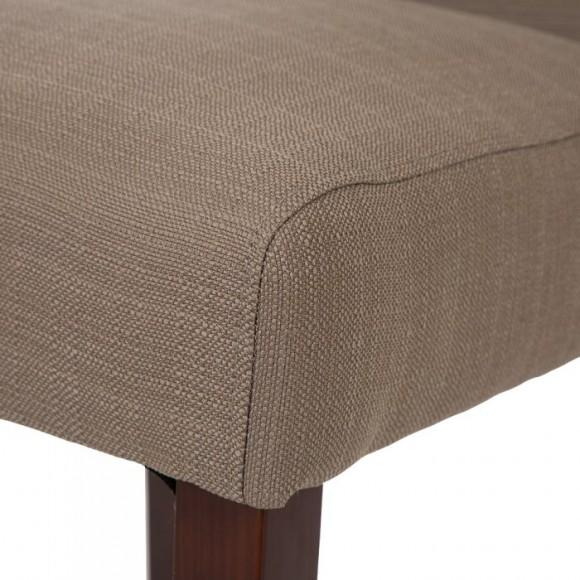 Glitzhome Glitzhome Tan Upholstered Dining Chairs With Studded Decoration Set Of 2