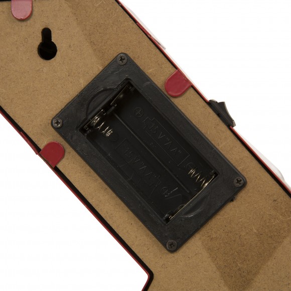 Glitzhome Glitzhome Vintage Marquee LED Lighted Letter K Sign Battery Operated Red