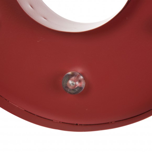 Glitzhome Glitzhome Vintage Marquee LED Lighted Letter O Sign Battery Operated Red