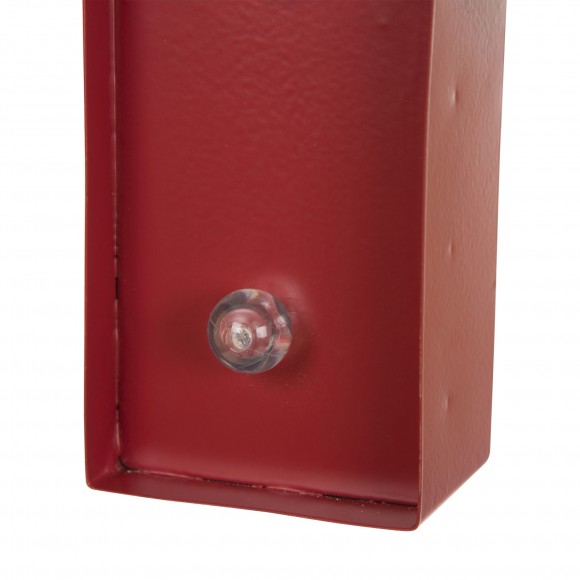 Glitzhome Glitzhome Vintage Marquee LED Lighted Letter P Sign Battery Operated Red