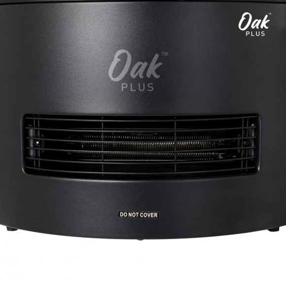 Glitzhome Oak PLUS 25.50"H Modern Freestanding Electric Fireplace Heater With 3D Flame