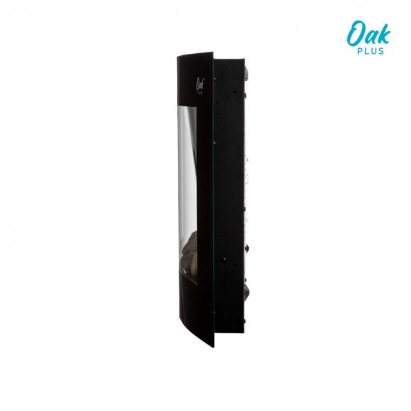 Glitzhome Oak PLUS 35.00"L Modern Wall Mounted Electric Fireplace With 7 Colors Flames And Remote Control