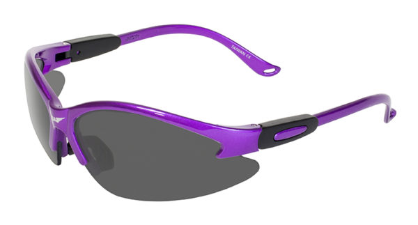 global vision Cougar Purple Women’s Motorcycle Safety Sunglasses