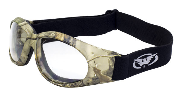 Global Vision Eliminator White Camo Z 55 Motorcycle Safety Goggles
