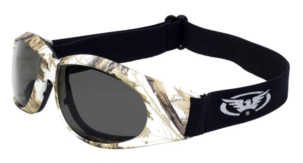 global vision Eliminator White Camo Z 55 Motorcycle Safety Goggles